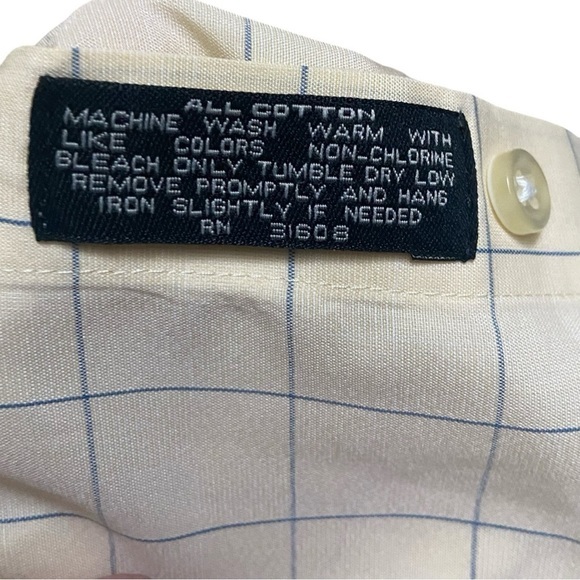 Jos.A.Bank Traveler's Collection Wrinkle Resistant Cream Button-Down - Picture 5 of 6